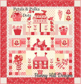 Bunny Hill Designs Petals and Polka Dots BOM Quilt Kit