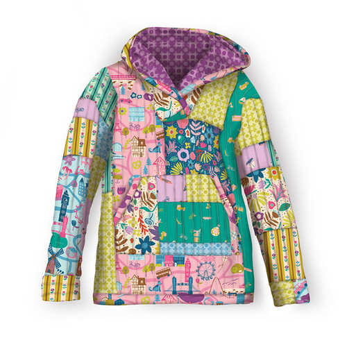Casey Cometti Dancing Daisies Quilted Hoodie Pattern The Quilted
