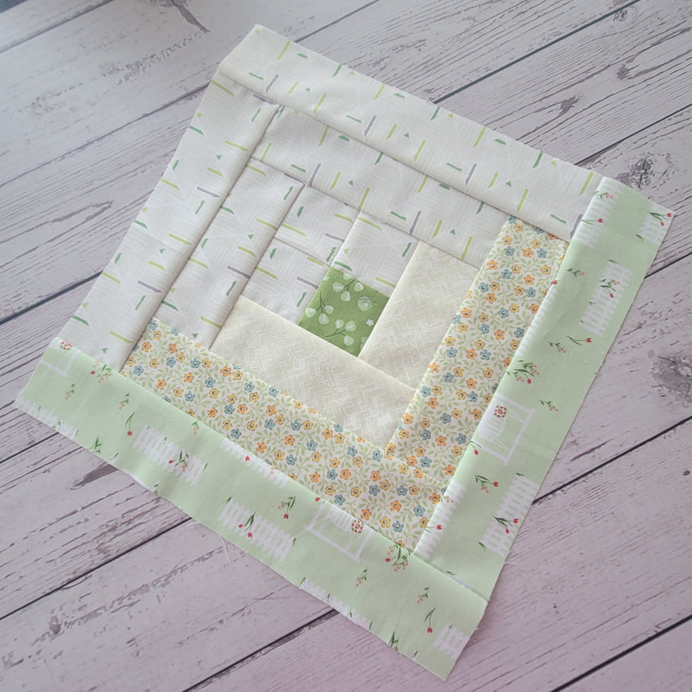 Thumbnail: The Quilted Boutique's Spring Up A Pre-Cut Log Cabin Quilt Kit 
