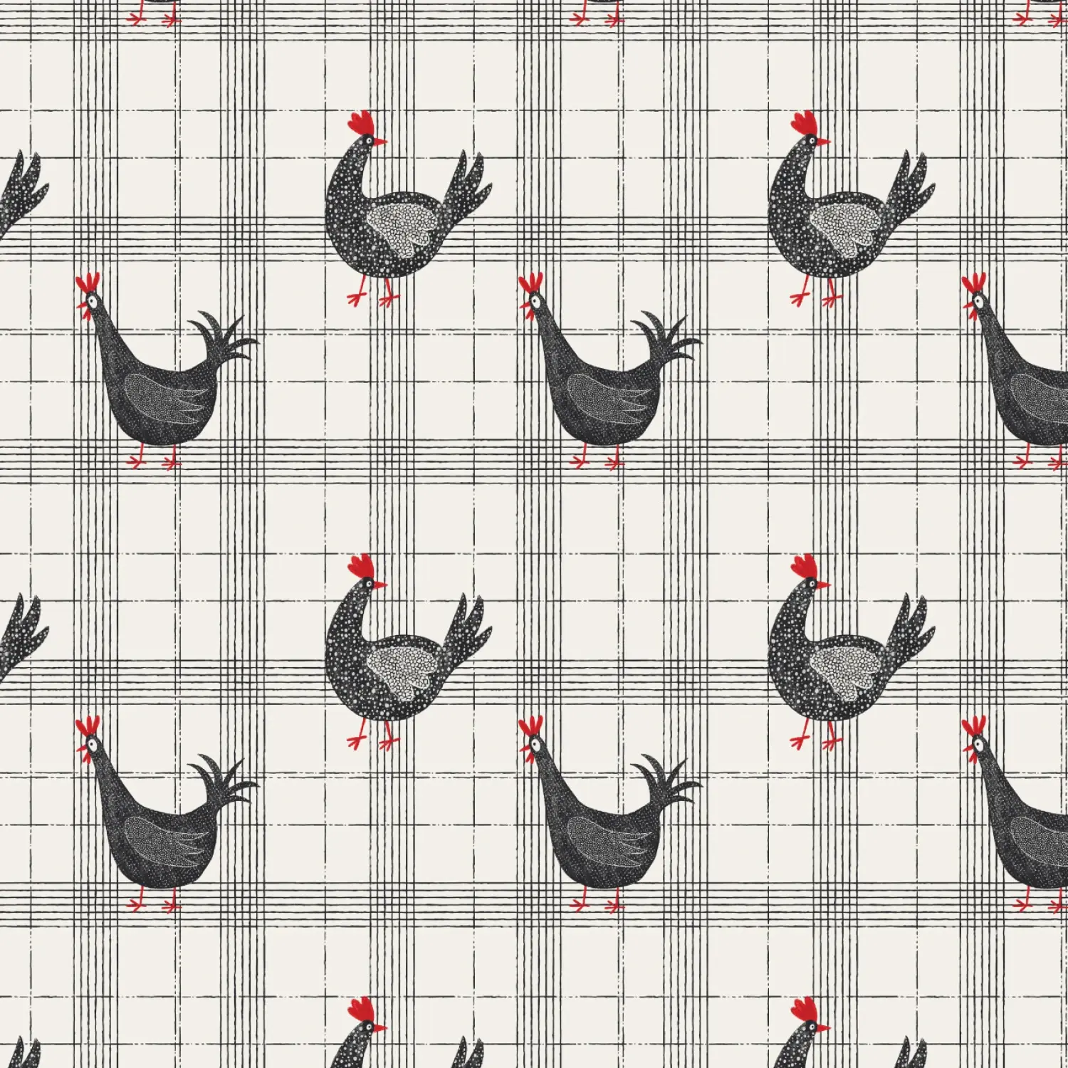 Hen House by JJ Design House For Camelot Fabrics