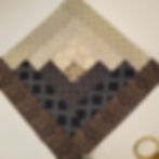 Thumbnail: Rocky Mountain High Log Cabin Quilt Kit 16 Blocks