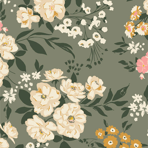 Garden Sonnet Dim in Flannel By Art Gallery Fabric