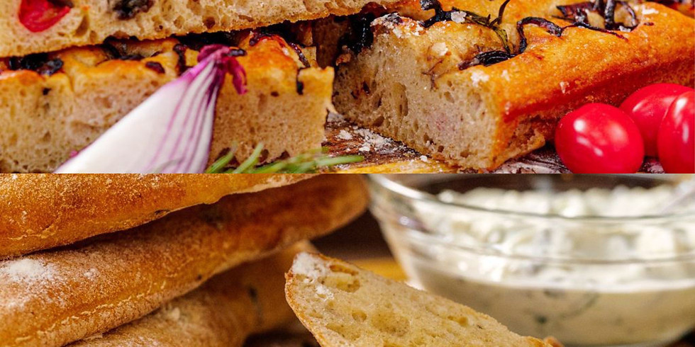 Dan's Focaccia and Ciabatta Breadsticks - GBBO Mystery Class, Week 3