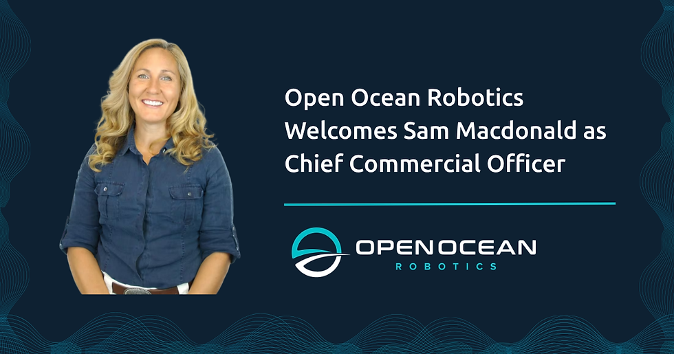 Open Ocean Robotics Welcomes Sam Macdonald as Chief Commercial Officer