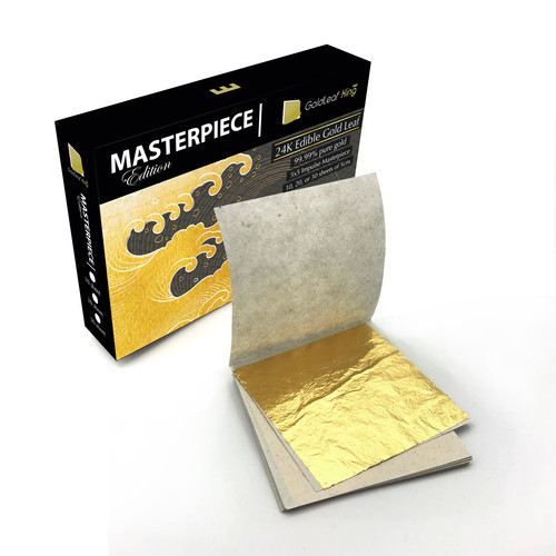 Badfinger 24K Gold Disc 2枚セット 24K Edible Gold Leaf Sheet 99.99% GoldleafKing Masterpiece Edition