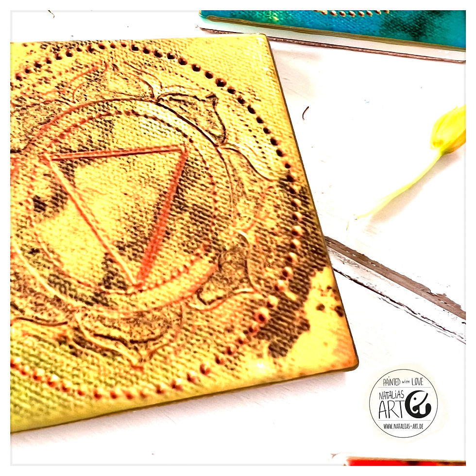 Thumbnail: Chakra 7 x Untersetzer Set - coasters