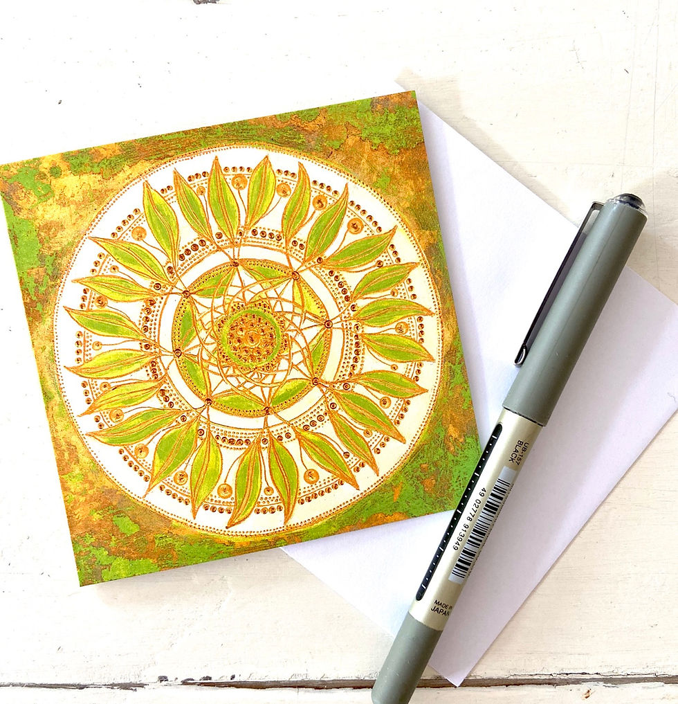 Miniaturbild: Inspiration- greeting card with envelop - Glückwunschkarte 