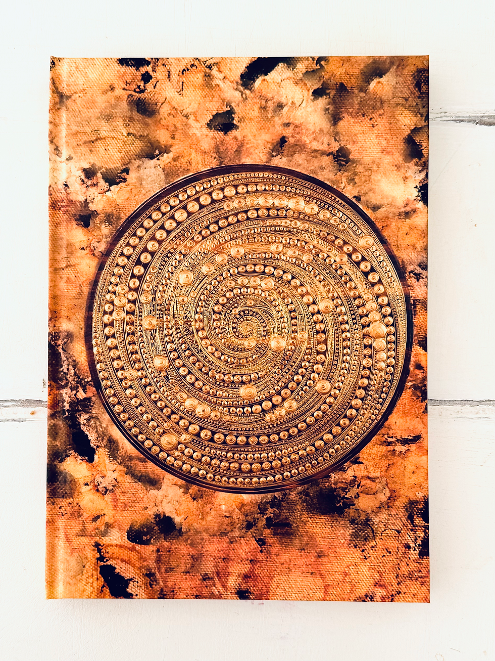 Miniaturbild: notebook, Notizbuch a5, Kunstprodukte von Natalia Schäfer, chakra, Health, , Geschenk, soft touch, yoga, mandala, medit