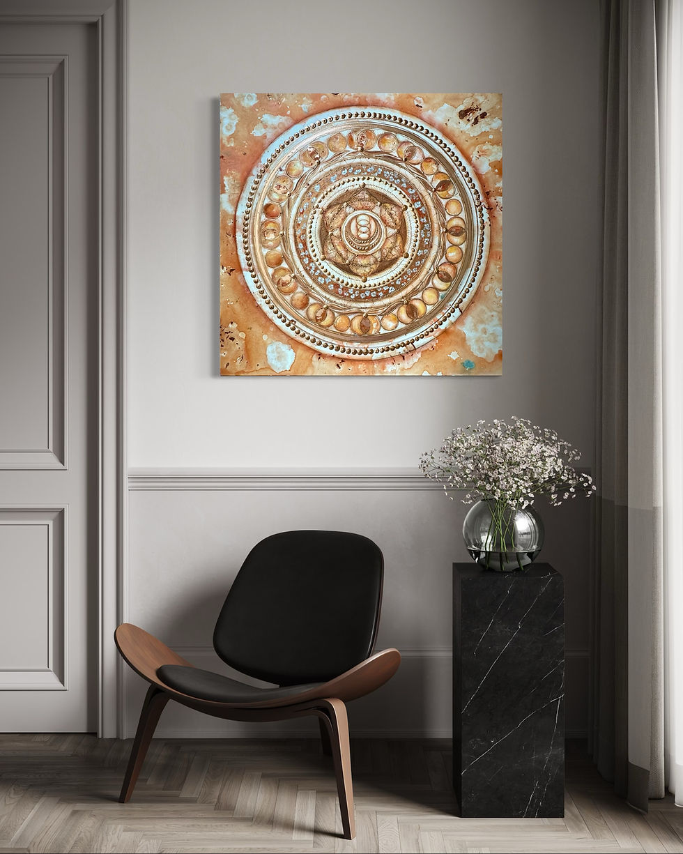 Miniaturbild: chakra, Achtsamkeit meditation, mindfulness, kunstwerke, mandala meditate,natalia schäfer, chakra