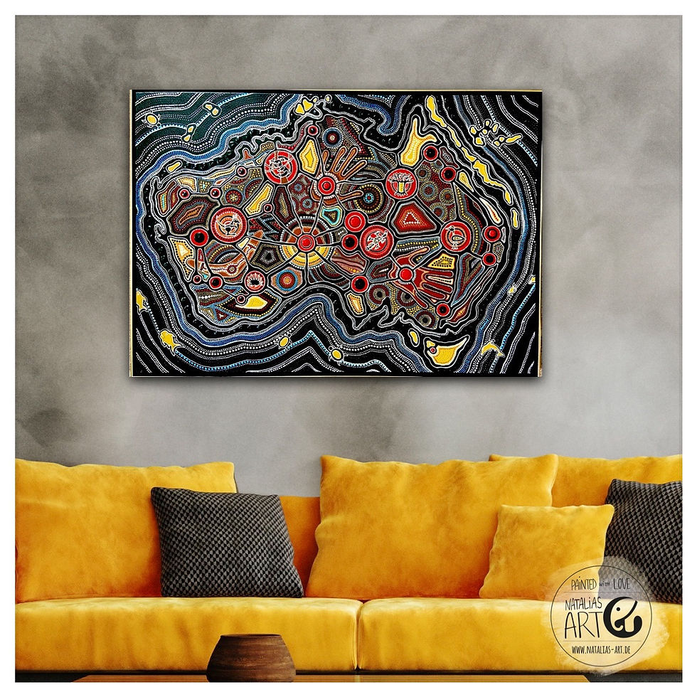 Miniaturbild: Australia Map 🗺 + prints available ✅) SOLD