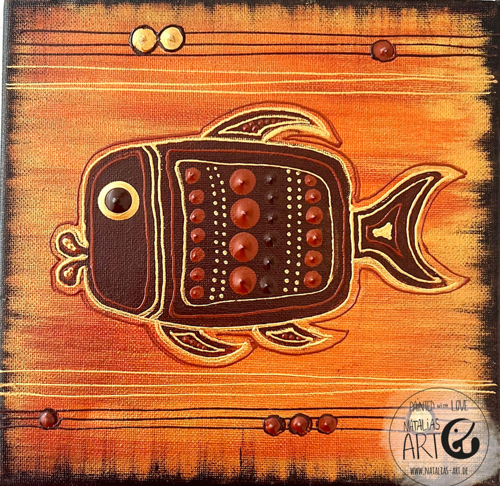 african art Natalia Schäfer  originalkustwerke  20 x 20 x 4 cm