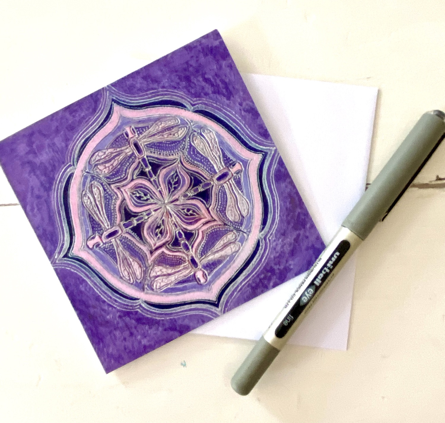Thumbnail: Unfolding-Entfaltung - greeting card with envelop 