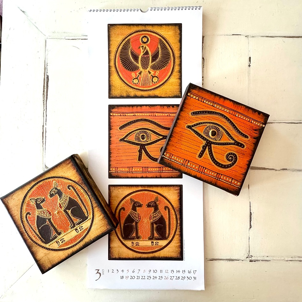 African Art Natalia Schäfer originale aus dem Kunstkalenderkaufen Korsch Verlag Kunst online kaufen