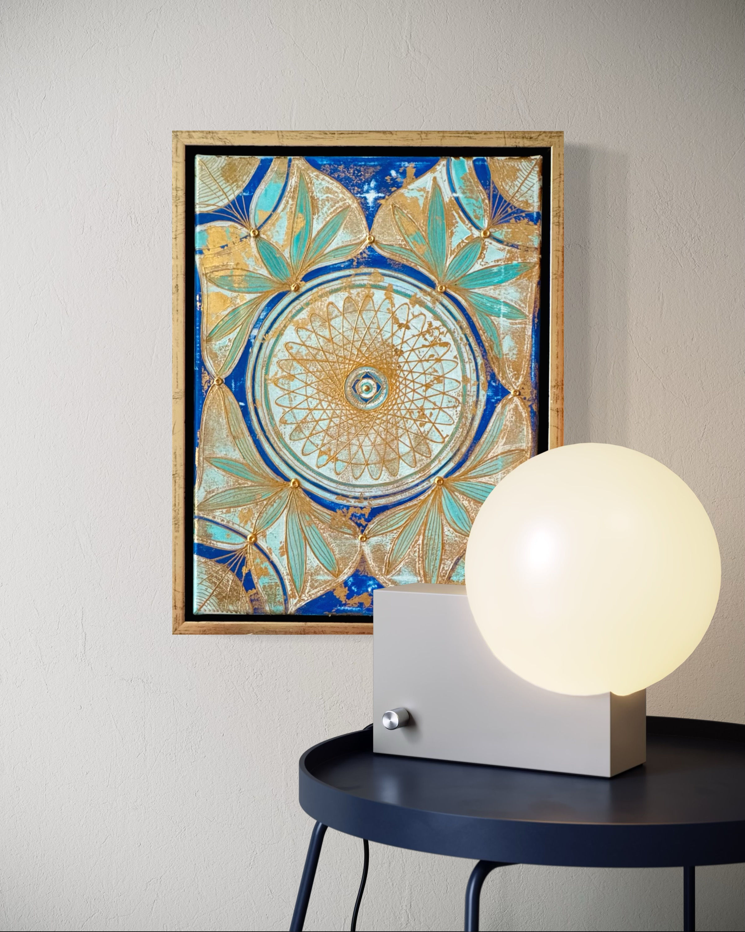 arabesque auftragsarbeiten kunst, african artwork, fliesen, tiles, mindfulness, kunstwerke,kalender 2025