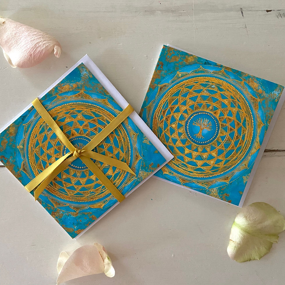 Miniaturbild: Mindfulness 2021- 10 x 10 cm greeting card  - Glückwunschkarte