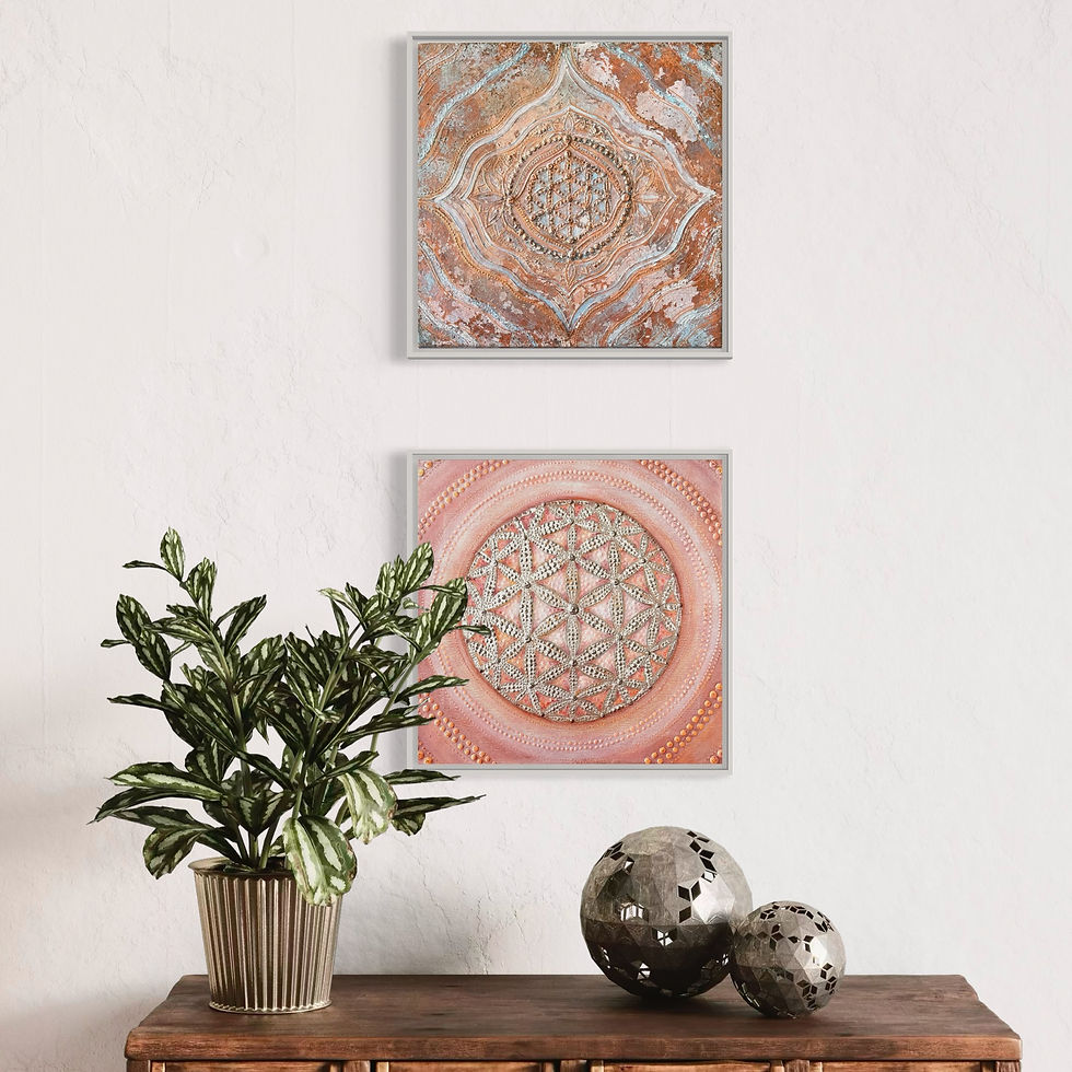 Miniaturbild: Blume des Lebens, Natalia Schäfer, Lebensblume, Korsch Verlag, Achtsamkeit, mindfulness, kunstwerk, Gemälde