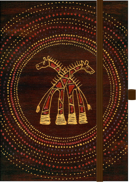 Miniaturbild: Giraffen  - Premium Notes Big   Korsch Verlag- Notizbuch -Natalia Schäfer