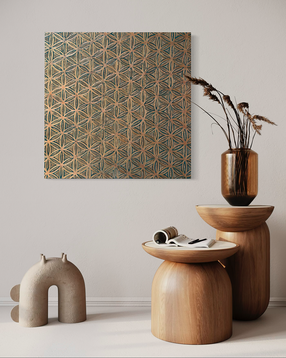 FLOWER OF LIFE, BLUME DES LEBENS, NATLI ASCHÄFER, ACHTSAMKEIT