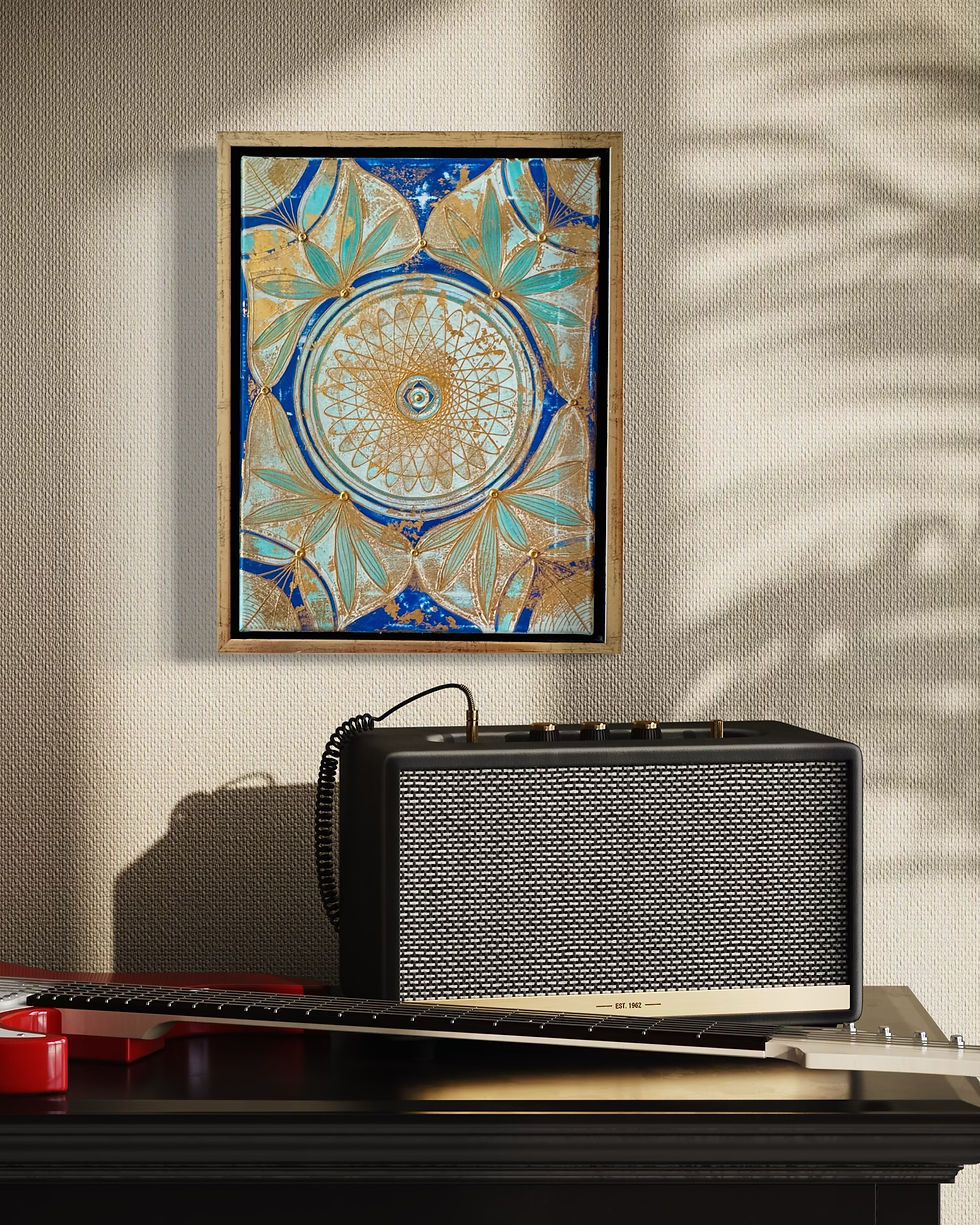 Miniaturbild: arabesque auftragsarbeiten kunst, african artwork, fliesen, tiles, mindfulness, kunstwerke,kalender 2025