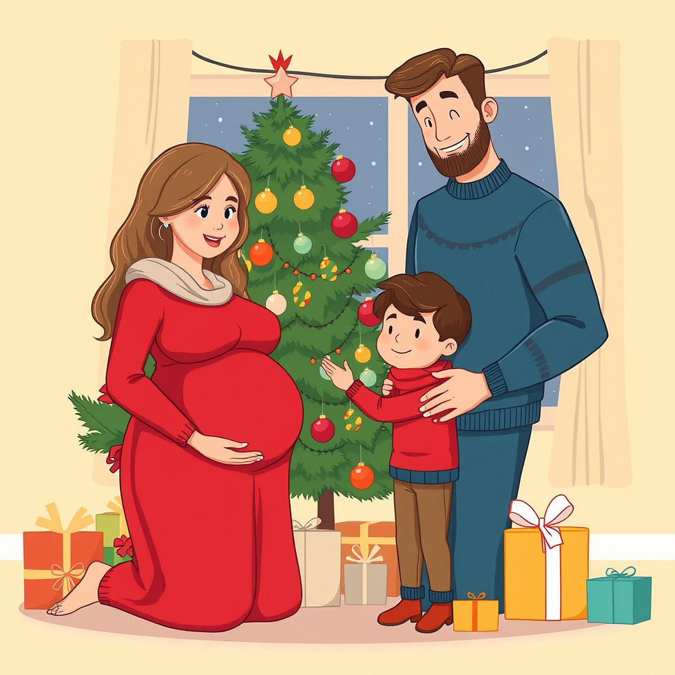 Christmas Is Around the Corner: A Five-Year-Old’s Excitement and Being 27 Weeks Pregnant