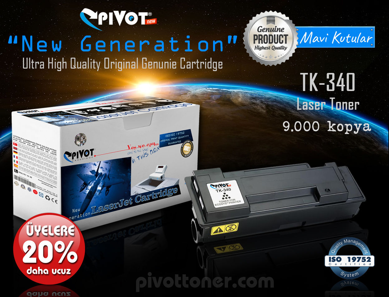 KYOCERA  TK340 Lazer Toner Kartuş için