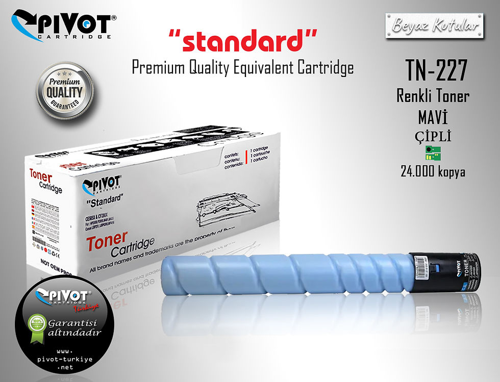 KONICA MINOLTA TN227 Mavi renkli fotokopi toneri tn-227