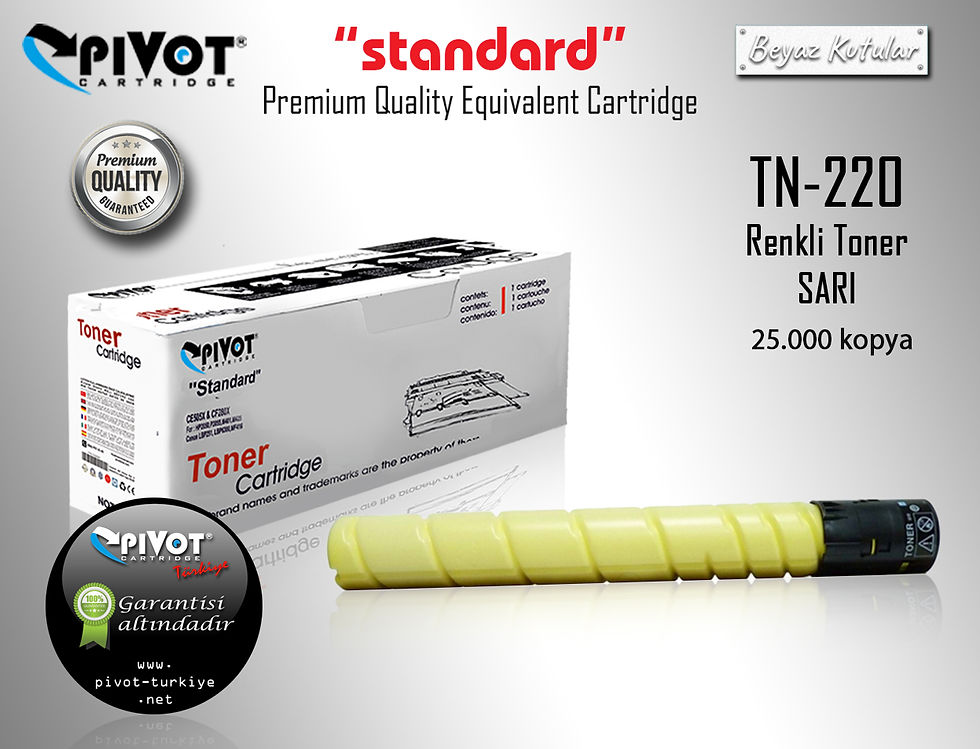 KONICA MINOLTA TN220 Sarı renkli fotokopi toneri tn-220