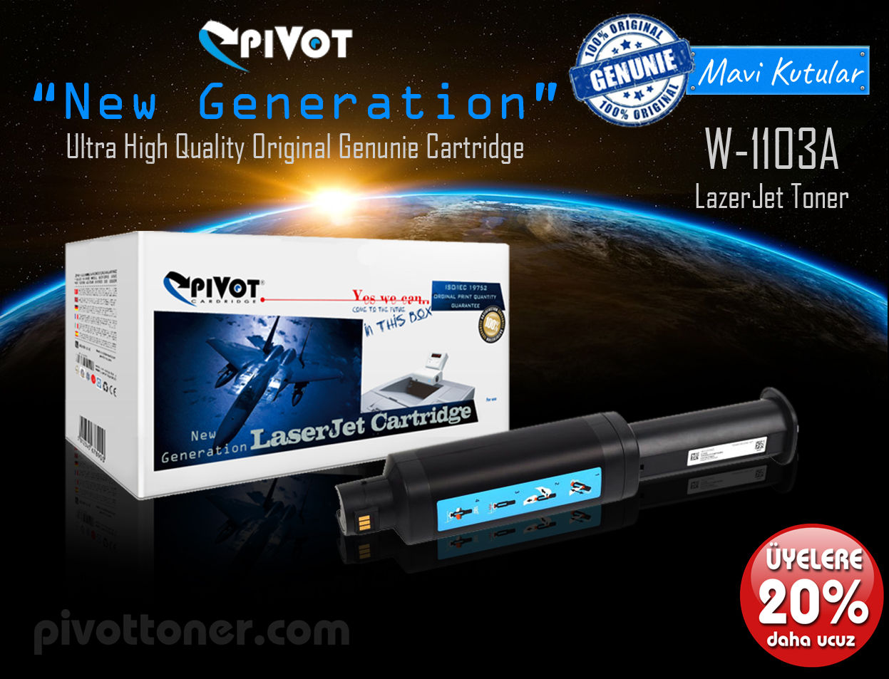 HP W1103A (103A) Lazer Toner Kartuş için