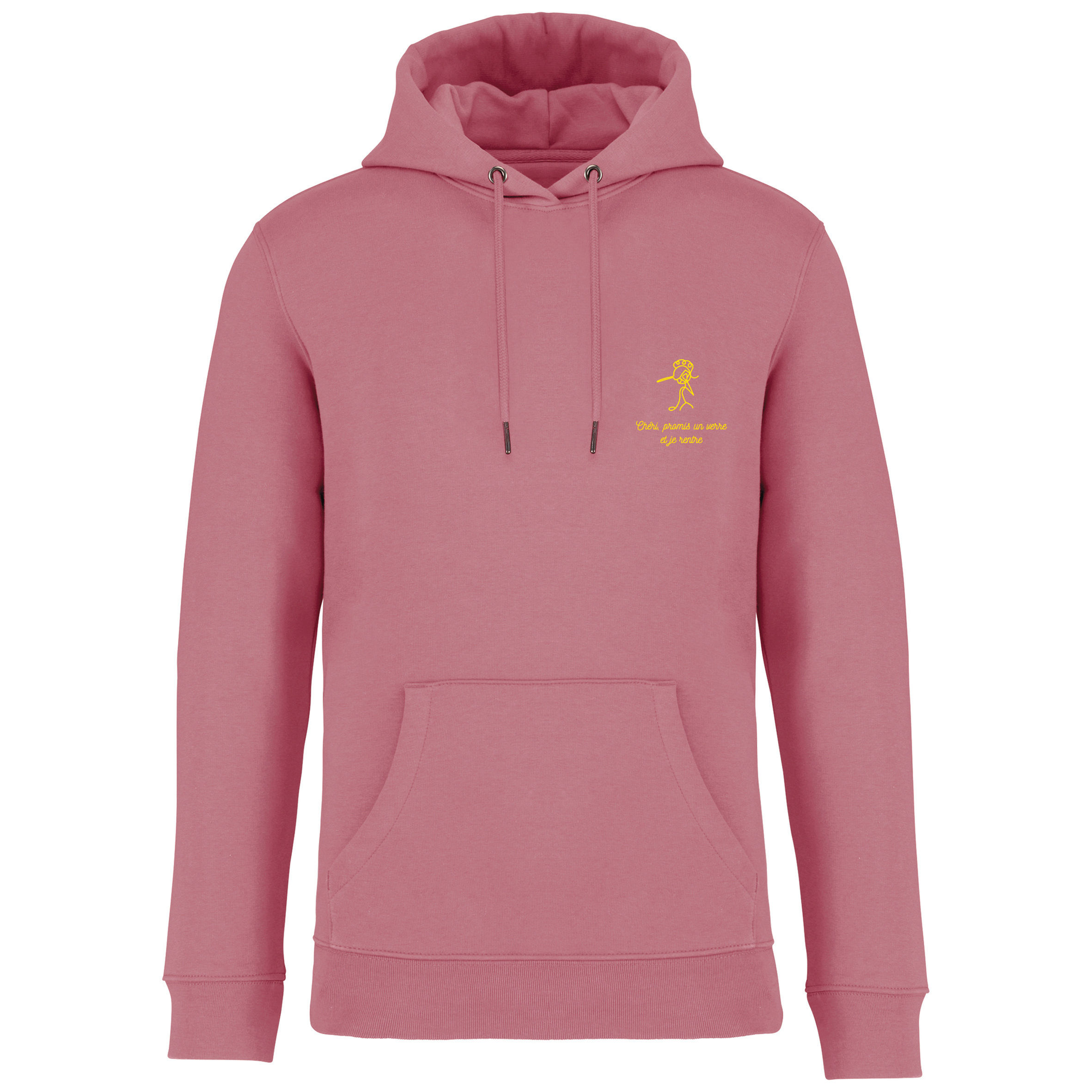 hoodie rose troisieme degré chéri