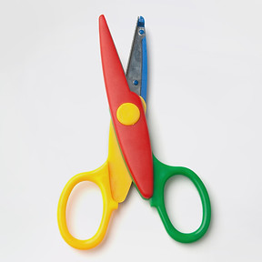 Photo de ciseaux colorés