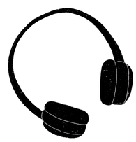 Illustration représentant un casque audio