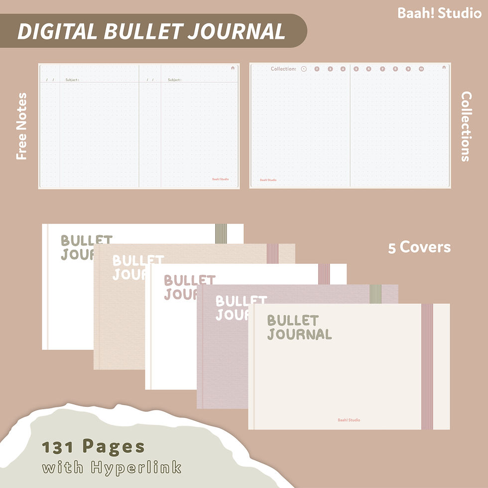 ภาพขนาดย่อ: Digital Bullet Journal