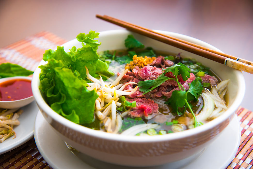 Arranged Food and Objects