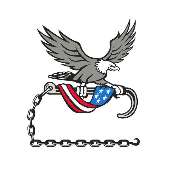 american-eagle-clutching-towing-j-hook-flag-drape-retro-aloysius-patrimonio