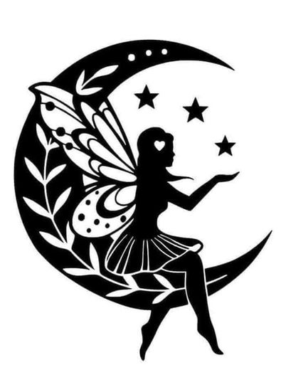 fairy on the moon