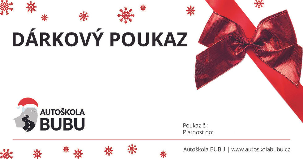 🎁 Dárkový poukaz na řidičák: smysluplný dárek, který má opravdovou hodnotu