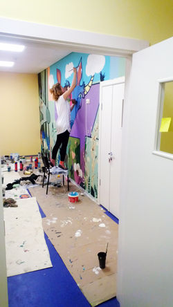 В процессе работы