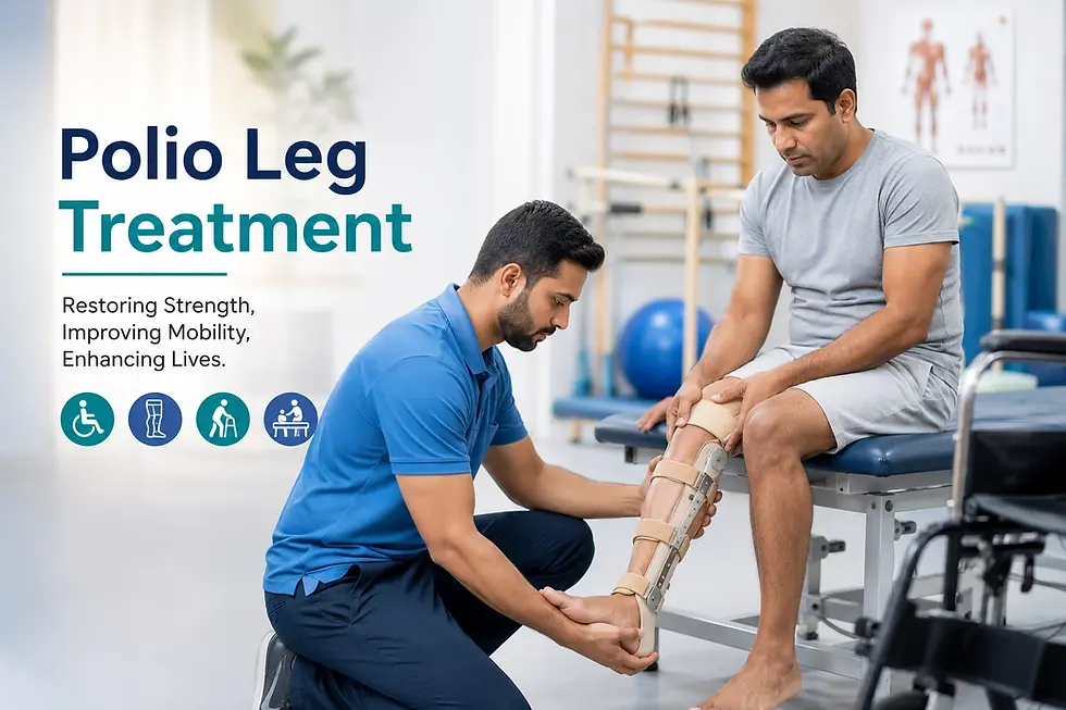 I Live Near Atta Market, Noida Sector 18 — Where Do I Get My Polio Leg Treated? (Honest Answer)