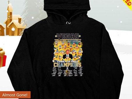 Official Vegas Golden Knights Stanley Cup Finals champions players signatures shirt
