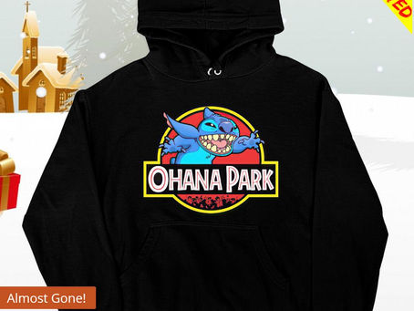 Official Stitch Ohana Park Jurassic Park shirt