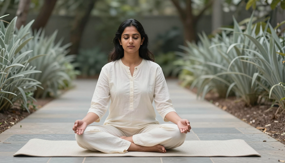 Yoga in the Garden