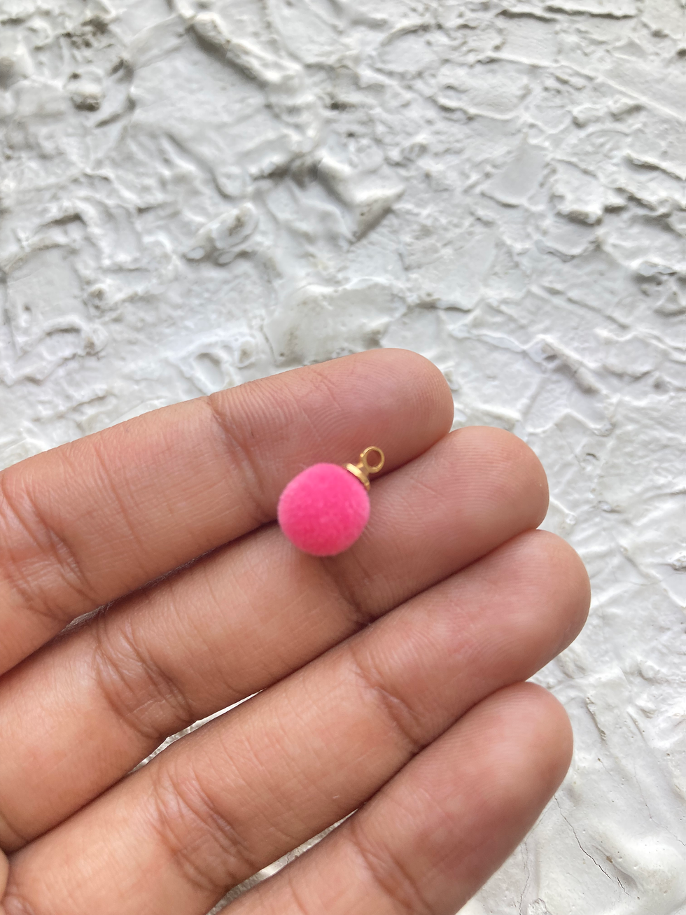 Thumbnail: Velvet texture round charm