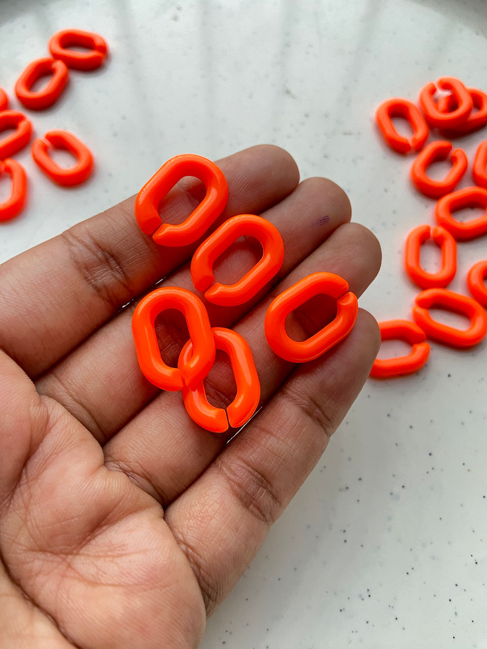 Thumbnail: Acrylic colourful link connector (Part-1)
