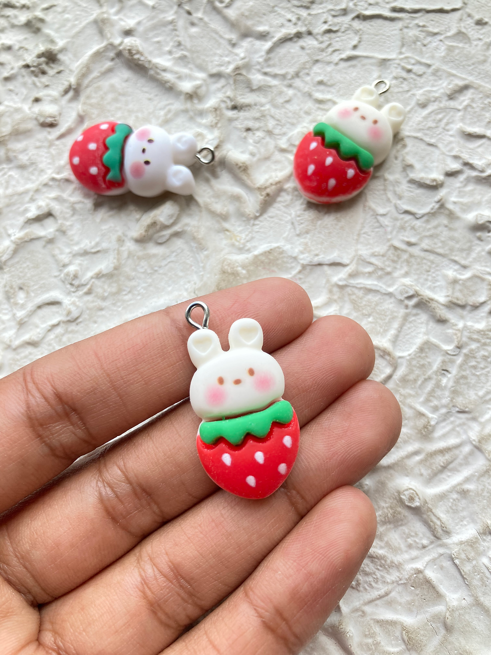 Thumbnail: Resin rabbit mix shape charm