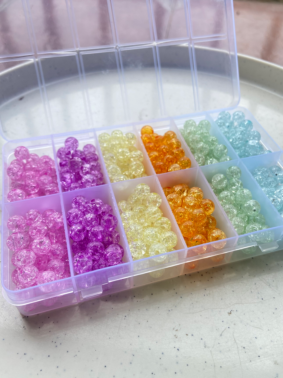 Thumbnail: 8mm crackled bead box