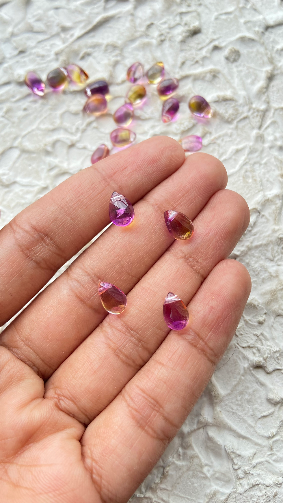 Thumbnail: Multi colour drop shape bead (Part-2)