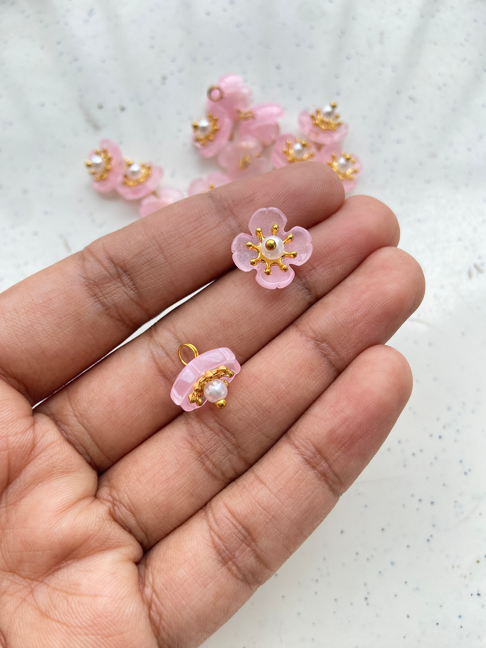 Thumbnail: Readymade shaded flower charm