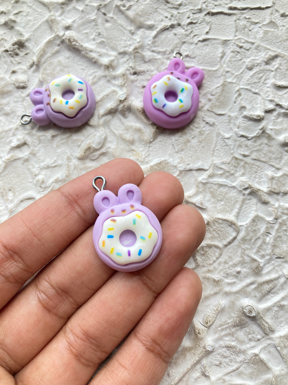 Thumbnail: Resin rabbit mix shape charm