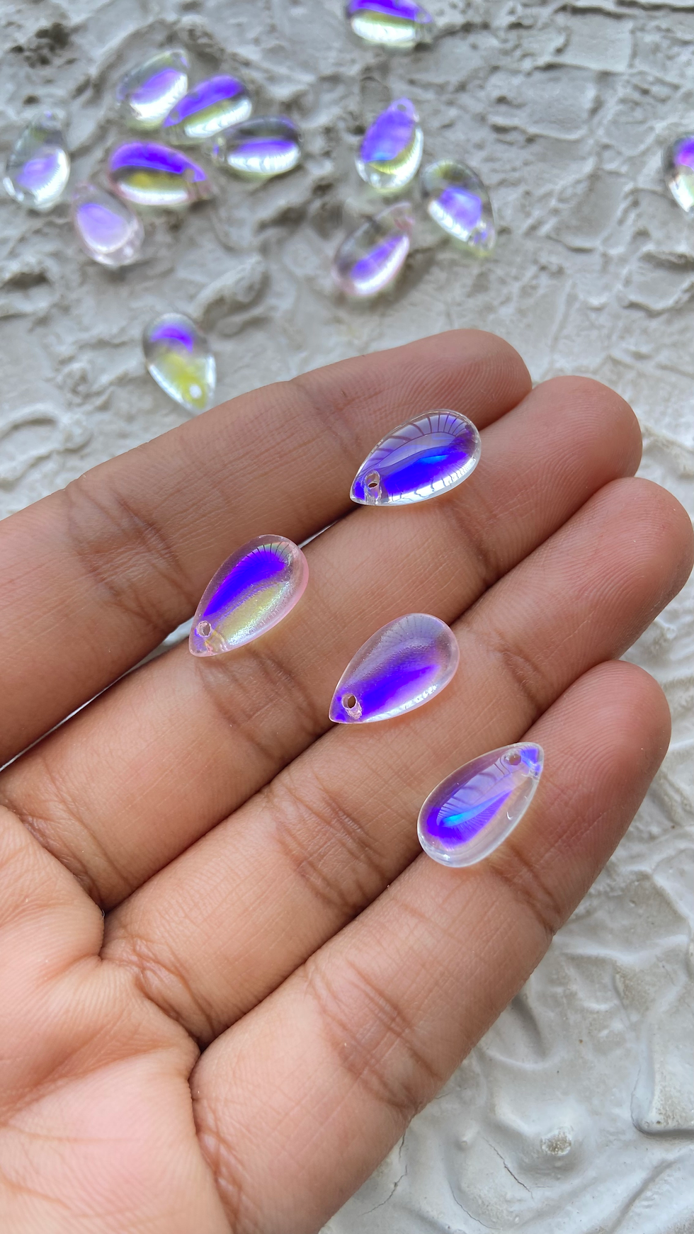 Thumbnail: Colourful glass drop beads (Part-1)