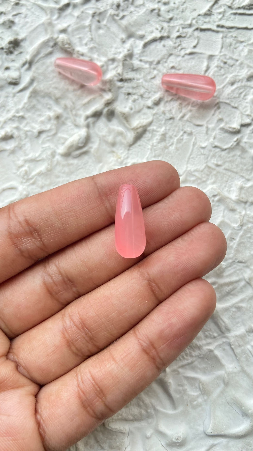Thumbnail: long glass drop bead